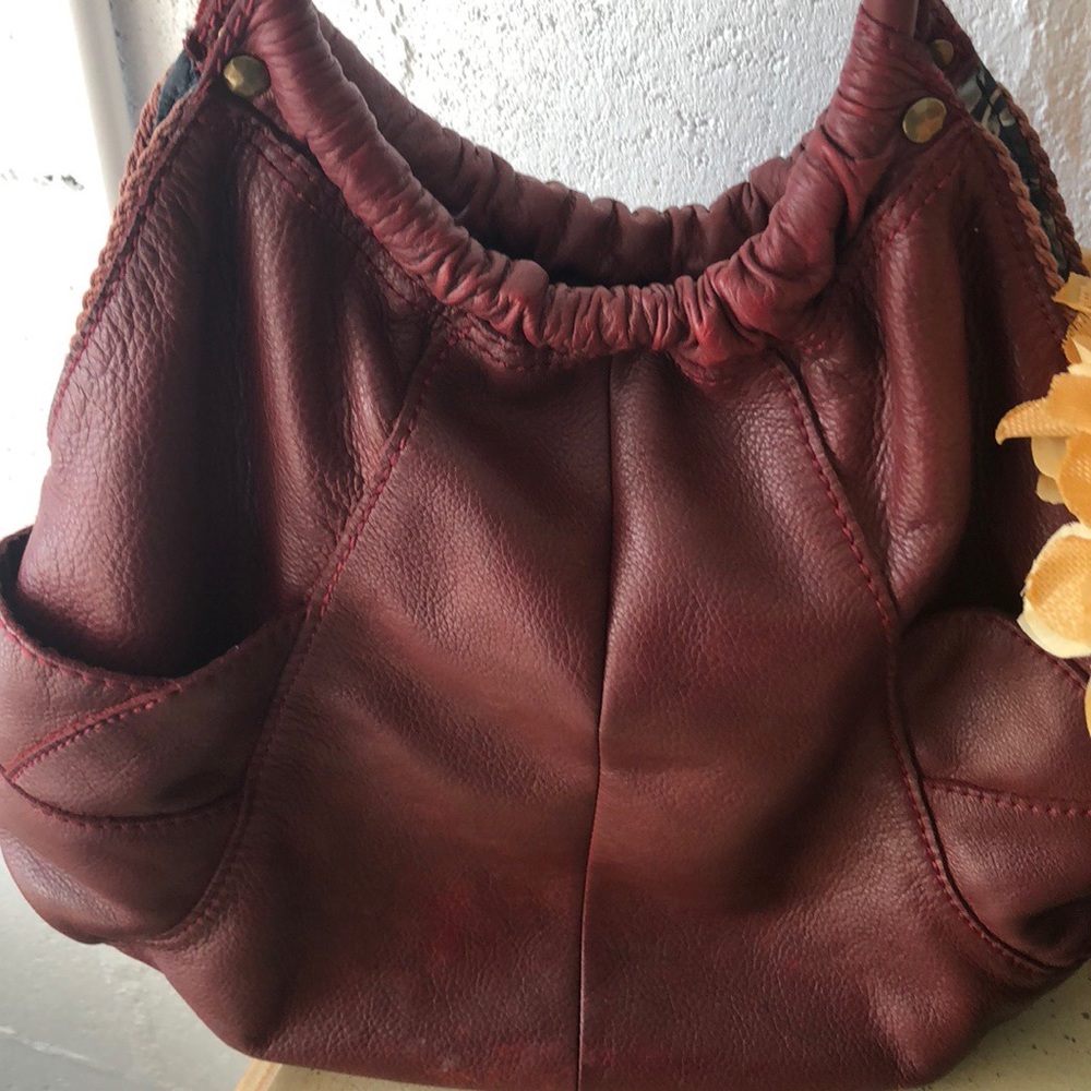 Beautiful Unique Red Authentic lucky brand purse